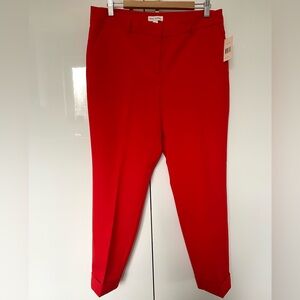 Soho Apparel Red Trousers size XL NWT